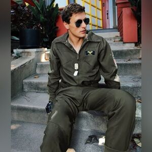 Tipsy Elves Olive Green Flight Suit